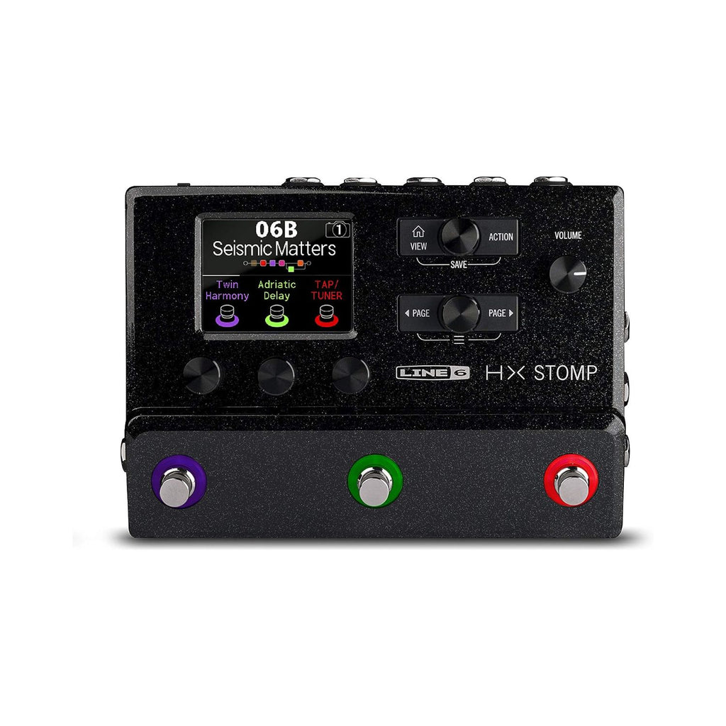 Line 6 HX Stomp Guitar Multi-Effects Floor Processor - Black - Ploutone