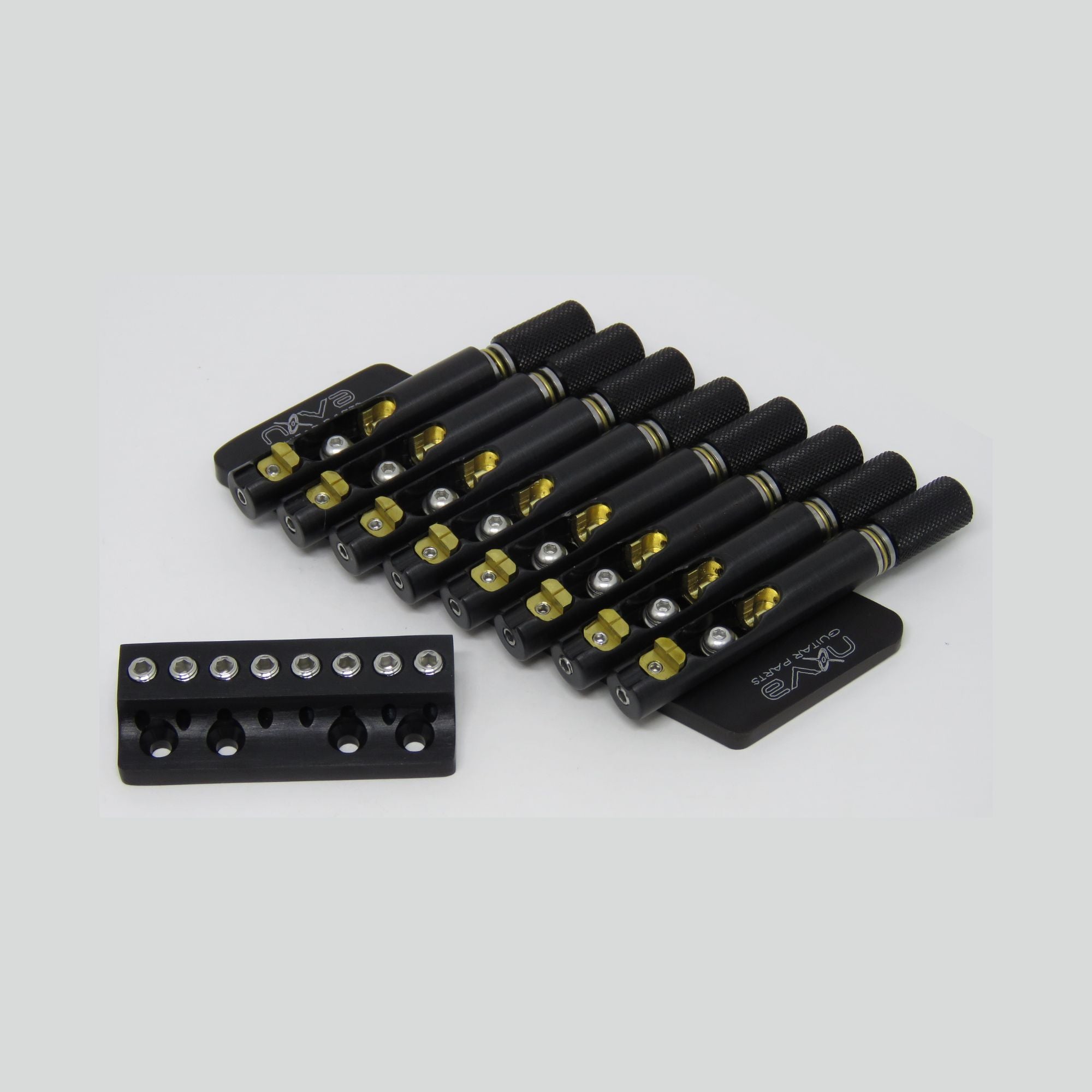 Nova Guitar Parts 8-String Multiscale Headless Guitar Bridge