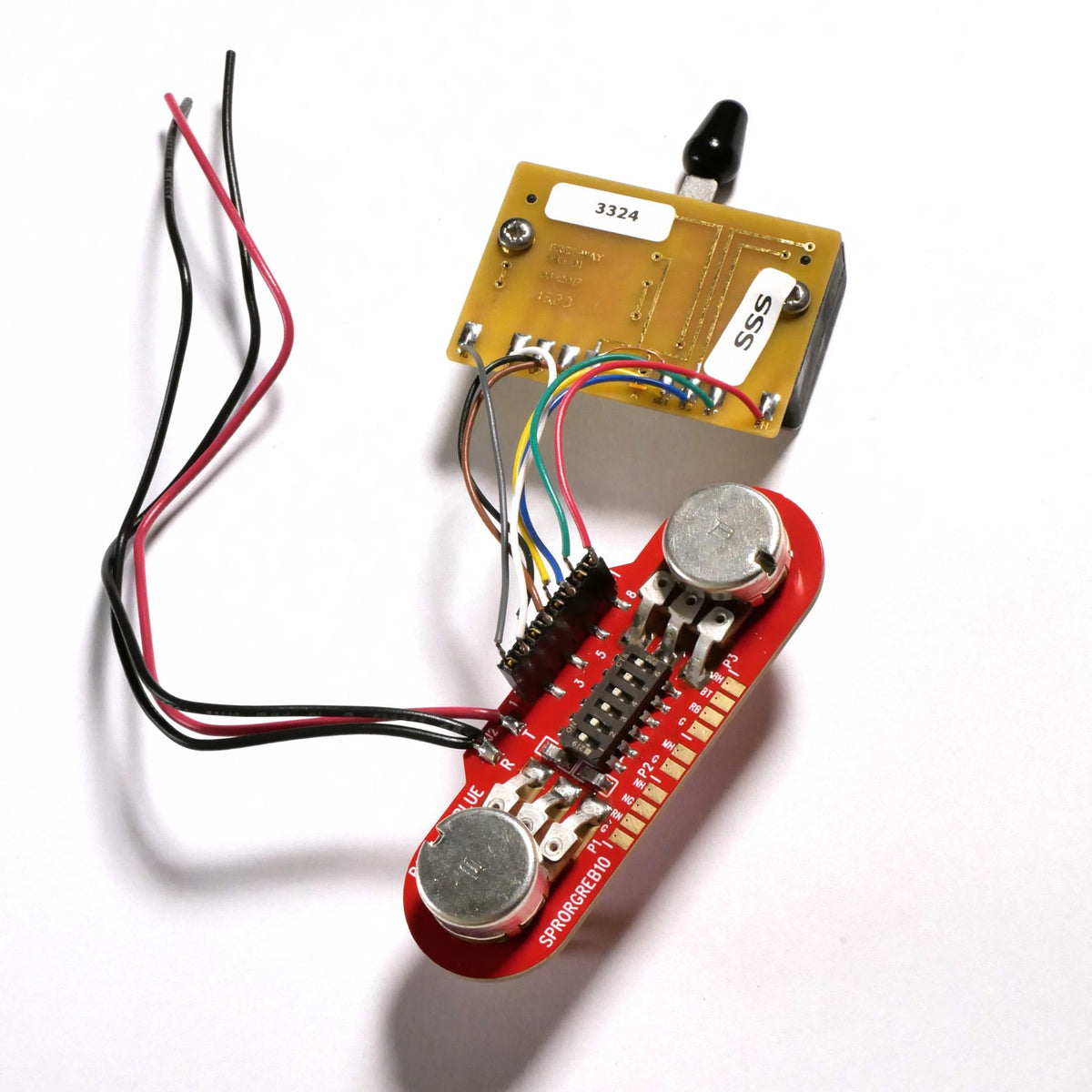 ギター Pladask ReFrom S-PRO Custom Rebirth Board (SSS, HSS, HS/SH, HH) Ploutone