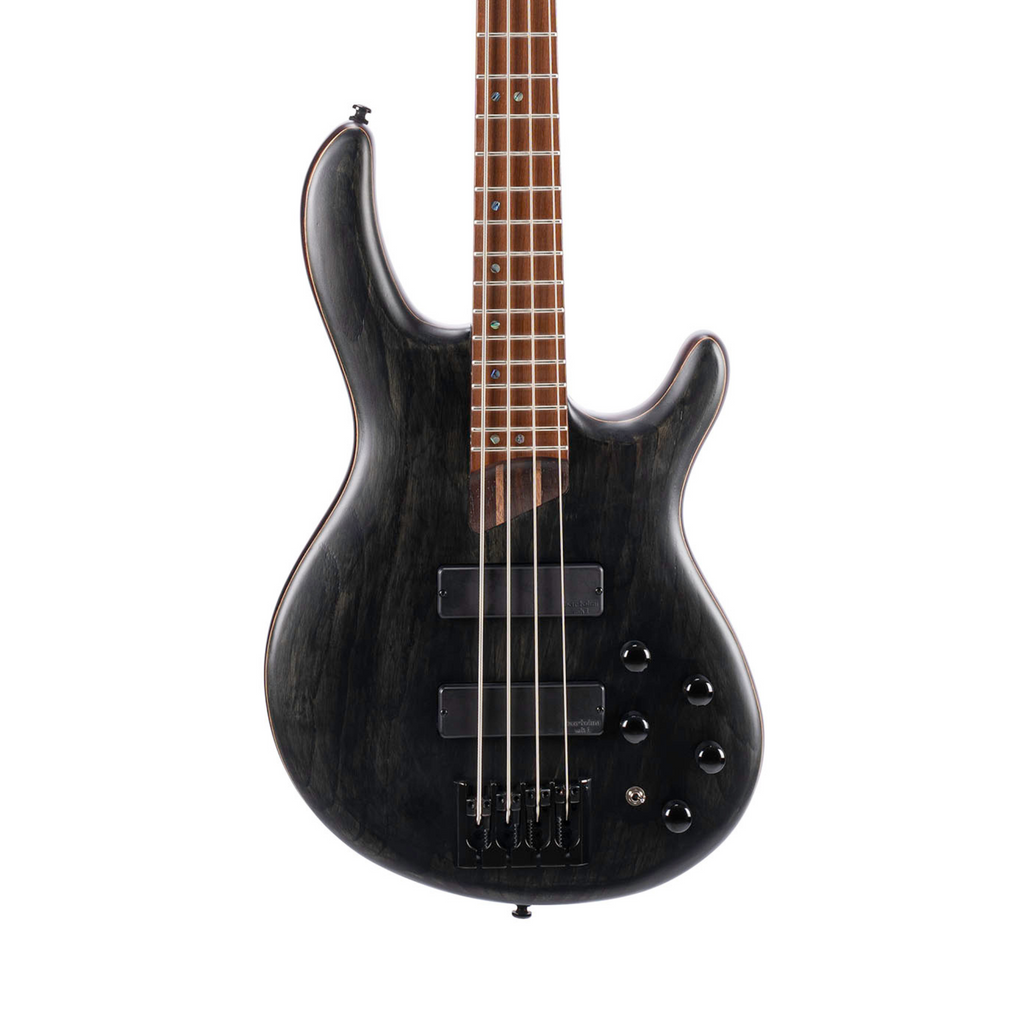 Cort Artisan Series B4 Element 4-String Bass Guitar Open Pore Black - Ploutone