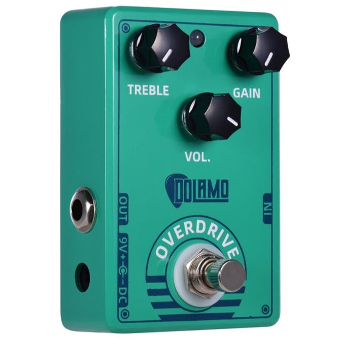 Dolamo D-12 Overdrive Guitar Effect Pedal with Treble Gain Volume Controls