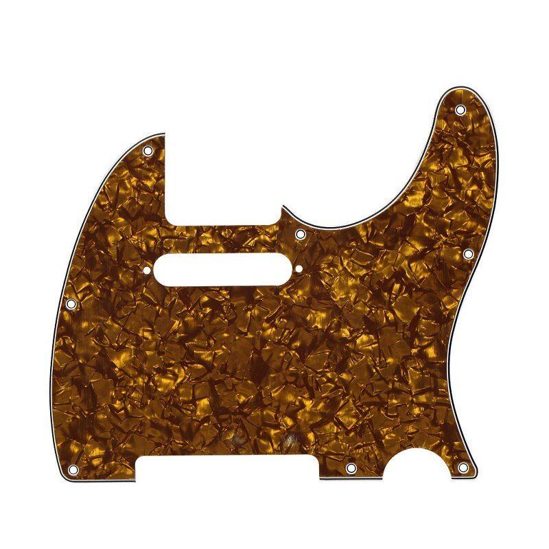Telecaster Pickguard - 4-Ply Brown Pearl - 8-Hole Default Title - Ploutone