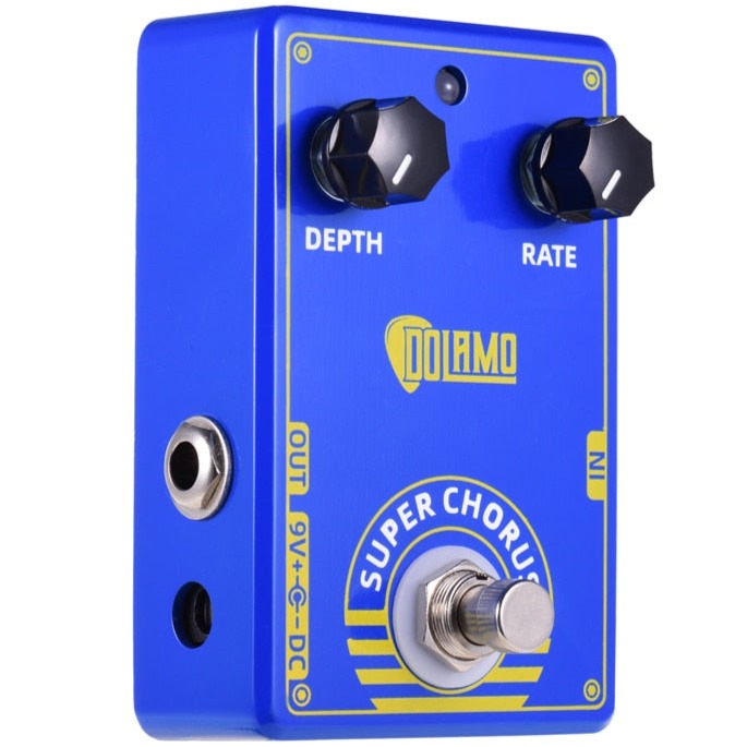 Dolamo D-3 Super Chorus Guitar Effect Pedal Chorus Pedal with True Bypass for Electric Guitar