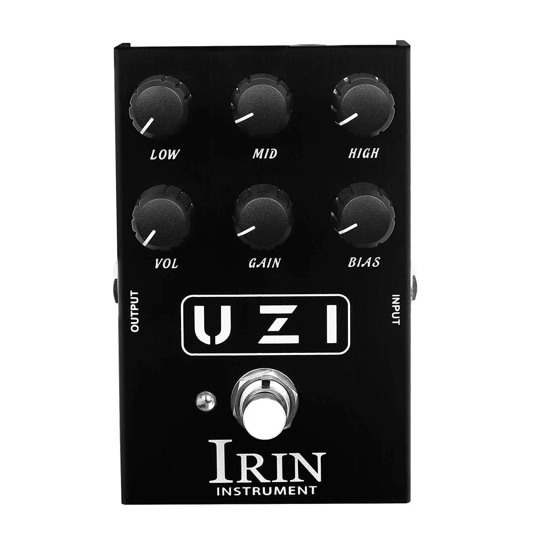 IRIN UZI Heavy Distortion Pedal: Dynamic Gain & Sculpt, British & American Flavors (True Bypass)