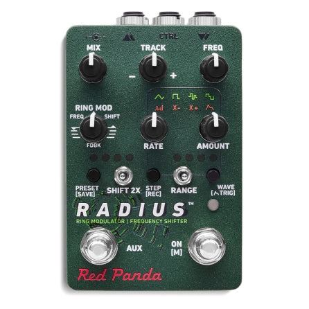 Red Panda Radius Ring Modulator & Frequency Shifter Effect Pedal - Ploutone