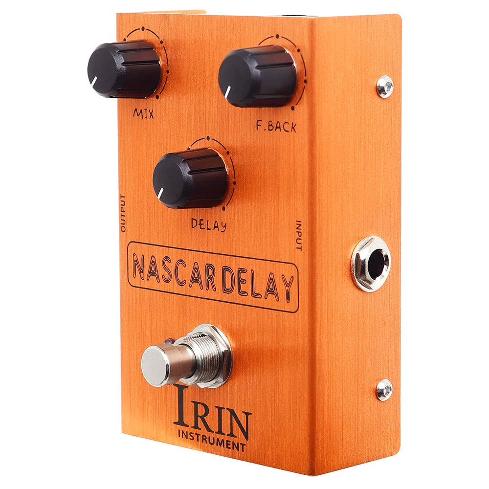 IRIN Analog Delay Pedal: Vintage BBD Chip Echo for Electric Guitar & B