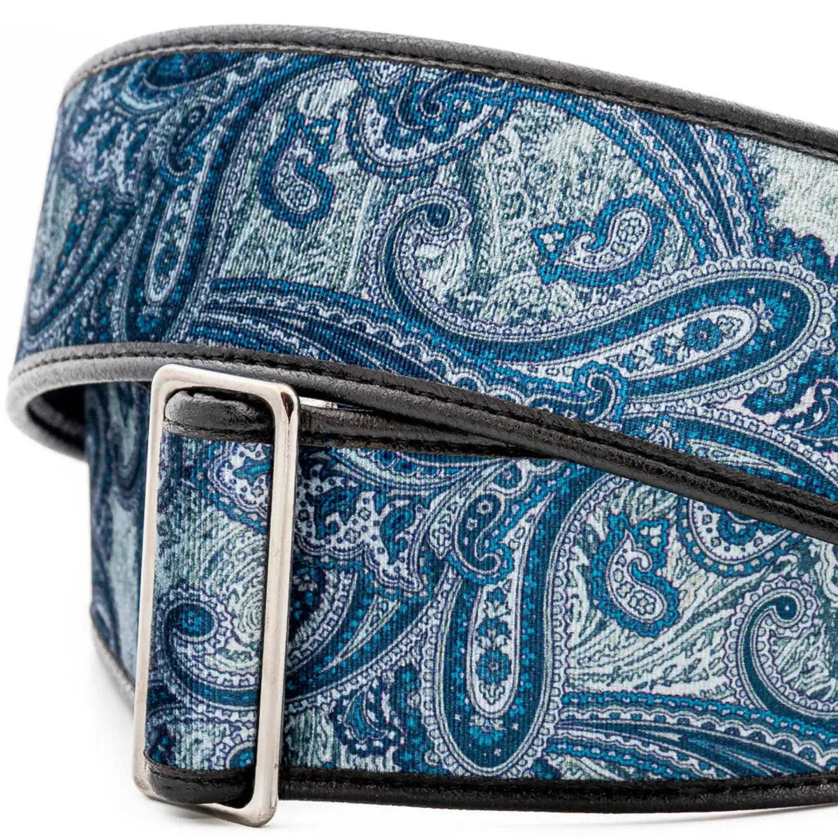 Velvet Blue Guitar Strap | RightOn's T. Paisley | Ploutone