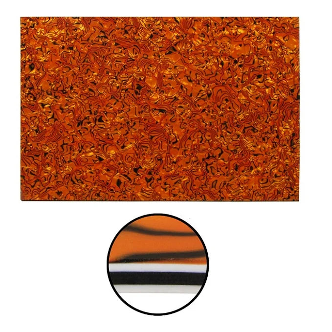 Guitar Pickguard Material - 4-Ply Tiger Stripe - 17 x 11.5 inch Pickguard Blank Default Title - Ploutone