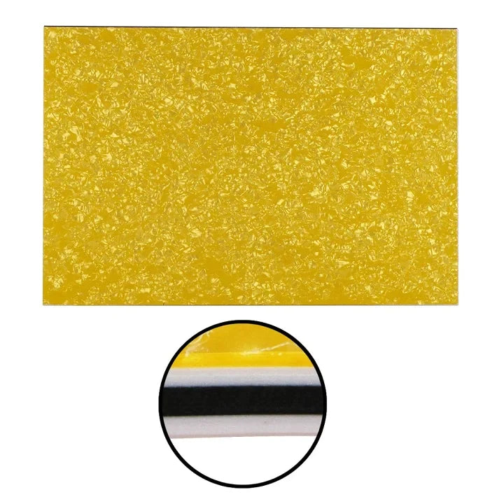 Guitar Pickguard Material - 4-Ply Golden Pearl - 17 x 11.5 inch Pickguard Blank Default Title - Ploutone
