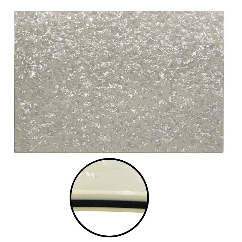 Guitar Pickguard Material - 4-Ply Aged Pearl - 17 x 11.5 inch Pickguard Blank Default Title - Ploutone