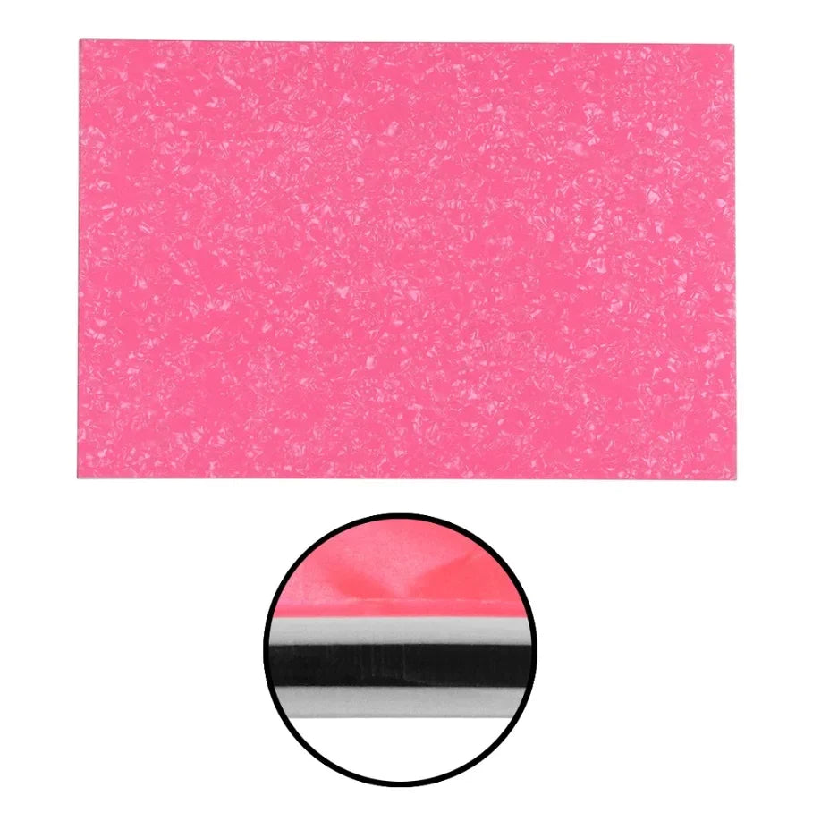 Guitar Pickguard Material - 4-Ply Light Pink Pearl - 17 x 11.5 inch Pickguard Blank Default Title - Ploutone