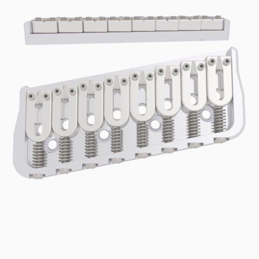 Hipshot 8-String Multi-Scale Fixed Guitar Bridge - Ploutone