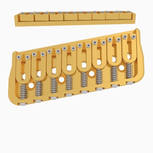 Hipshot 8-String Multi-Scale Fixed Guitar Bridge - Ploutone
