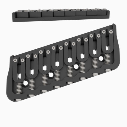 Hipshot 8-String Multi-Scale Fixed Guitar Bridge - Ploutone