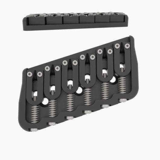 Hipshot 6-String Multi-Scale Fixed Guitar Bridge - Ploutone