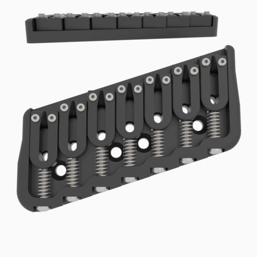 Hipshot 7-String Multi-Scale Fixed Guitar Bridge - Ploutone