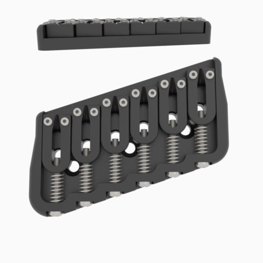 Hipshot 6-String Multi-Scale Fixed Guitar Bridge - Ploutone