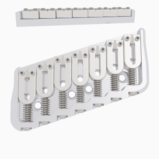 Hipshot 7-String Multi-Scale Fixed Guitar Bridge - Ploutone