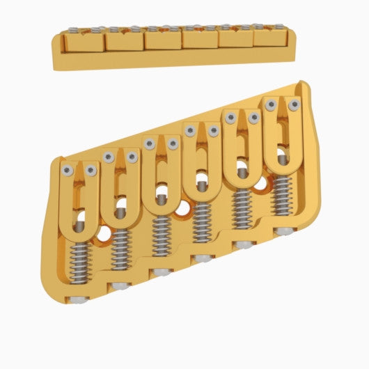 Hipshot 6-String Multi-Scale Fixed Guitar Bridge - Ploutone
