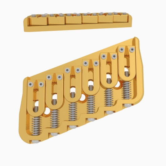 Hipshot 6-String Multi-Scale Fixed Guitar Bridge - Ploutone