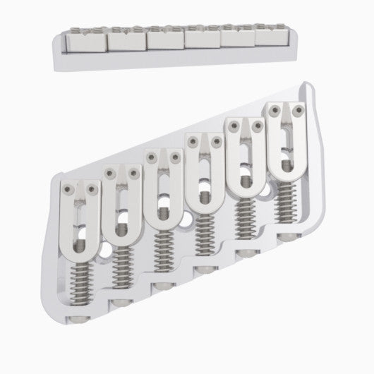 Hipshot 6-String Multi-Scale Fixed Guitar Bridge - Ploutone