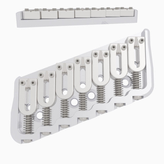 Hipshot 7-String Multi-Scale Fixed Guitar Bridge - Ploutone