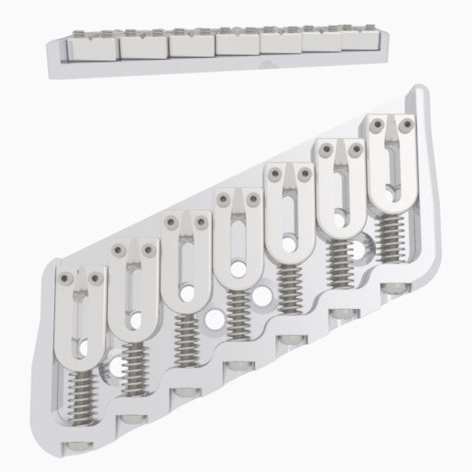 Hipshot 7-String Multi-Scale Fixed Guitar Bridge - Ploutone