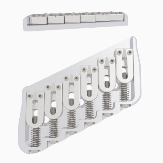 Hipshot 6-String Multi-Scale Fixed Guitar Bridge - Ploutone