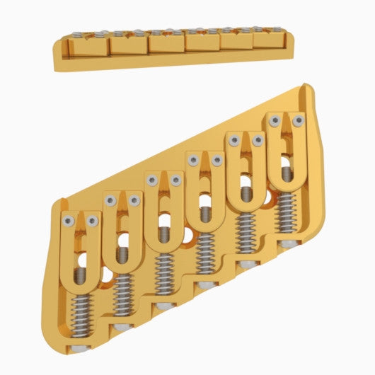 Hipshot 6-String Multi-Scale Fixed Guitar Bridge - Ploutone