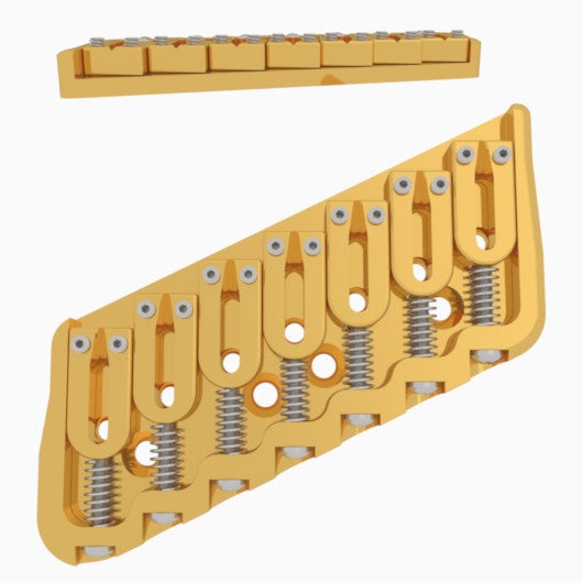 Hipshot 7-String Multi-Scale Fixed Guitar Bridge - Ploutone