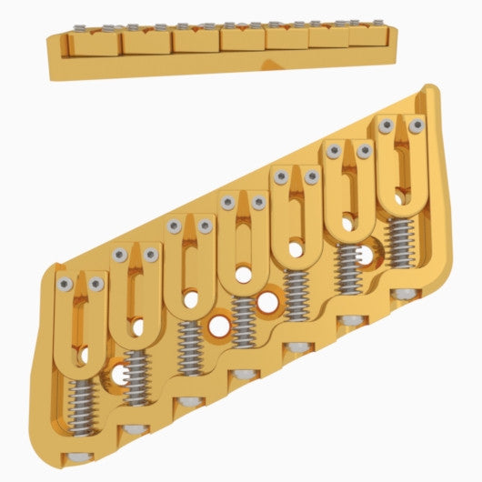 Hipshot 7-String Multi-Scale Fixed Guitar Bridge - Ploutone