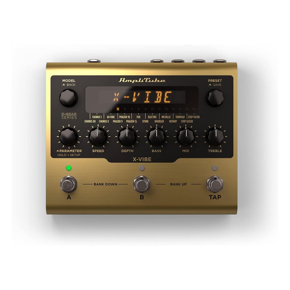 modulation effects pedal IK Multimedia AmpliTube X-VIBE Modulation Pedal
