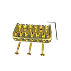 6-String Fixed Guitar Bridge - Gold - Ploutone