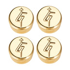Gretsch "G" Arrow Knobs - Multiple Colors Gold Set of 4 - Ploutone