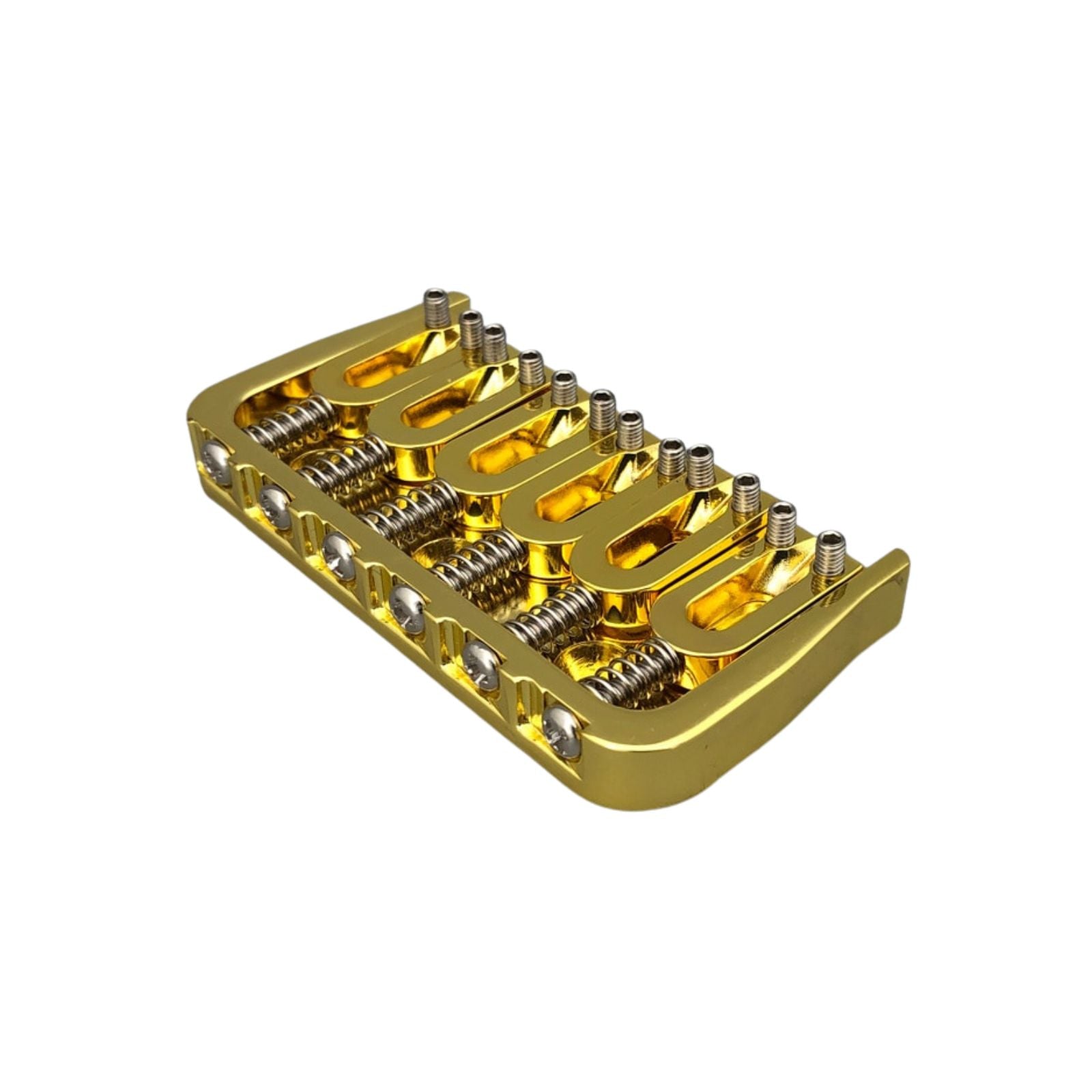6-String Fixed Guitar Bridge - Gold - Ploutone