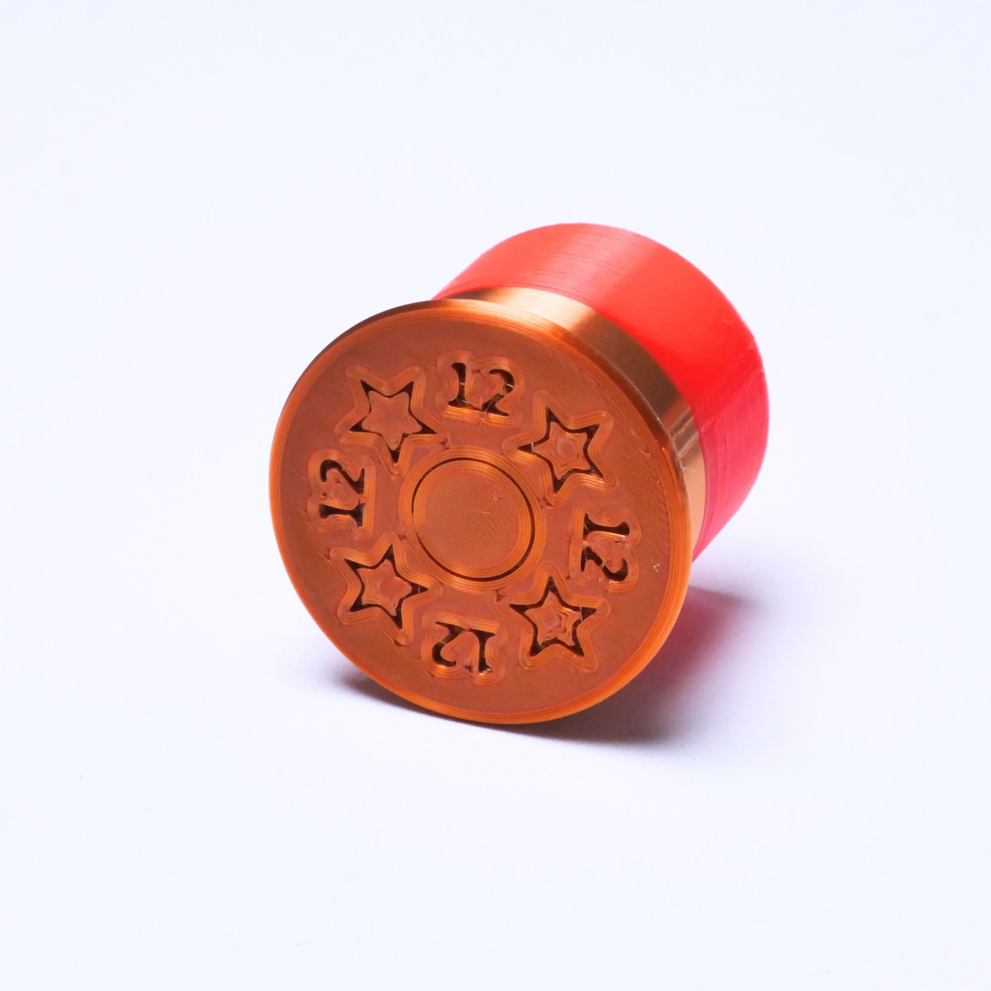 Shotgun Shell Guitar Knobs, 12 Gauge Control Knobs for Guitar and Bass - 18 Spline 6mm Pot Shaft Red - Ploutone