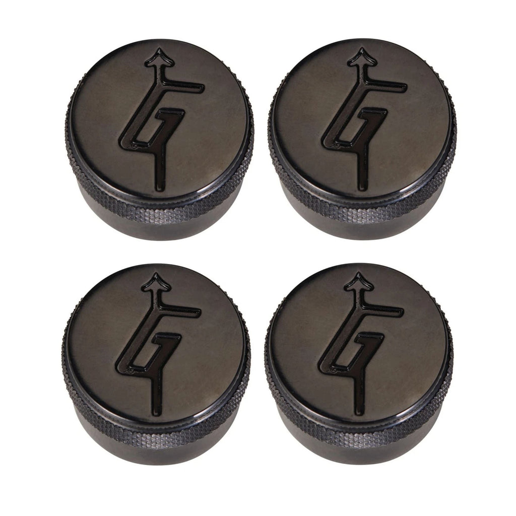 Gretsch "G" Arrow Knobs - Multiple Colors Black Set of 4 - Ploutone