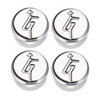 Gretsch "G" Arrow Knobs - Multiple Colors Chrome Set of 4 - Ploutone
