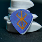 Opus Killik VALKORE™ - Berserker Orange Duality Handmade Guitar Pick - Ploutone