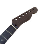 Wenge Tele-Style Guitar Neck, 22 Fret, Wenge Fretboard, 9.5" Radius (Bone Nut, Bolt-On) - Ploutone