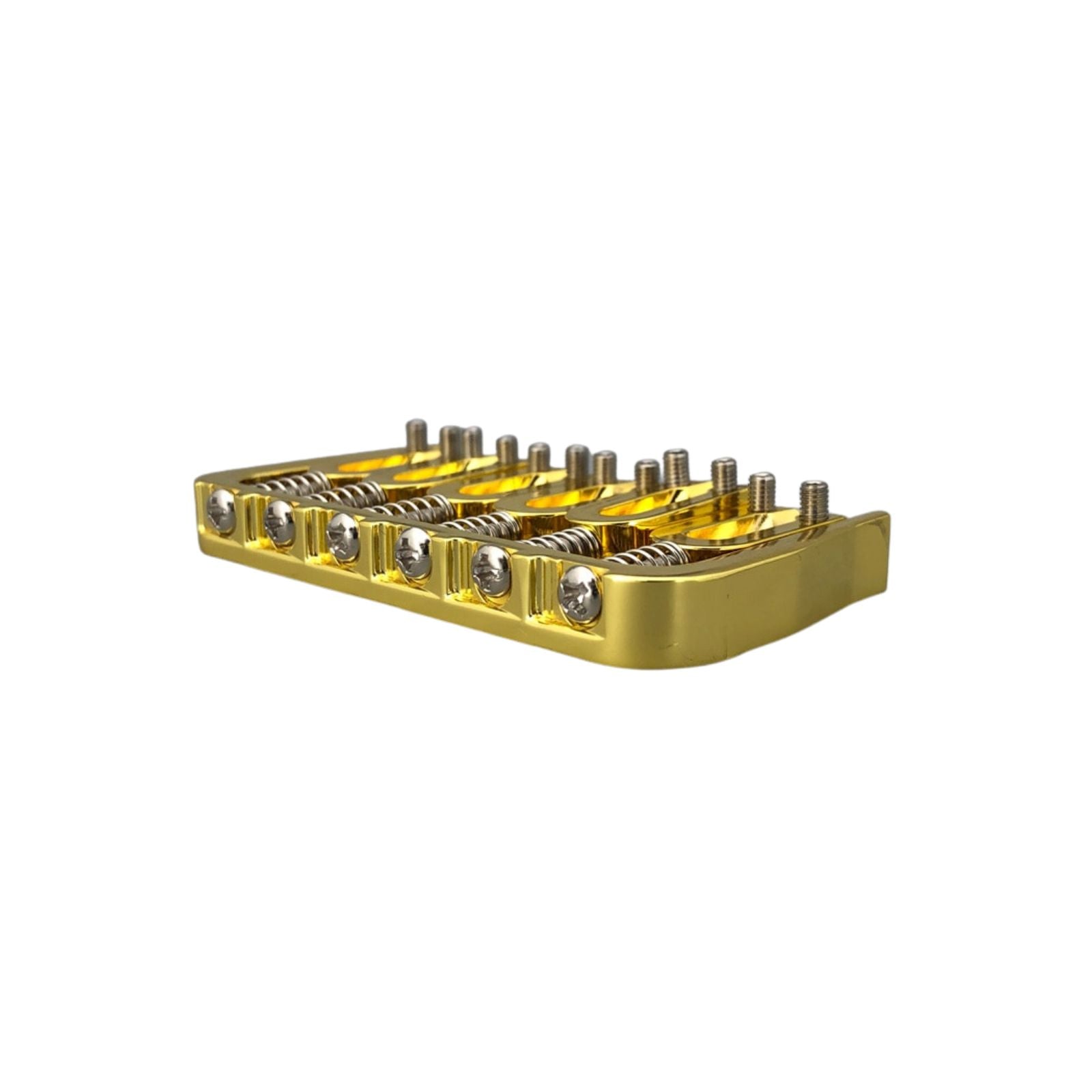 6-String Fixed Guitar Bridge - Gold - Ploutone