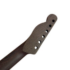 Wenge Tele-Style Guitar Neck, 22 Fret, Wenge Fretboard, 9.5" Radius (Bone Nut, Bolt-On) - Ploutone