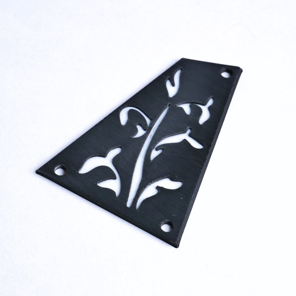 Custom Ibanez Truss Rod Cover (without string retainer) – Gold Tree of Life Guitar Fittings & Parts from Ploutone