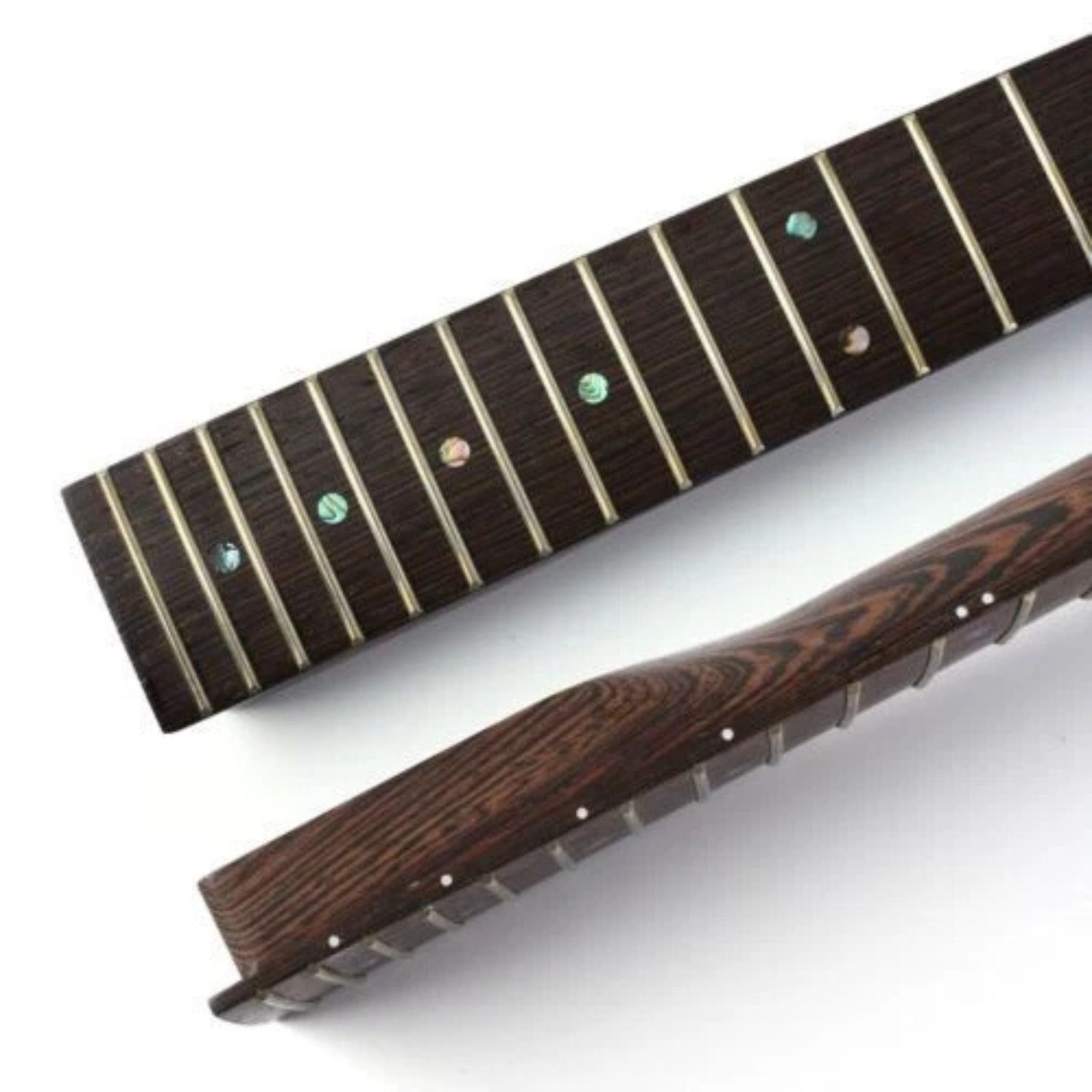 Wenge Tele-Style Guitar Neck, 22 Fret, Wenge Fretboard, 9.5" Radius (Bone Nut, Bolt-On) - Ploutone