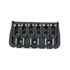 6-String Fixed Guitar Bridge - Black - Ploutone
