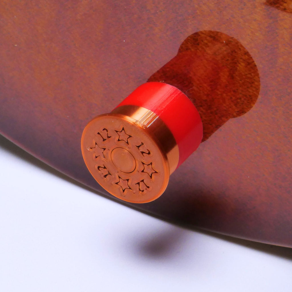 Shotgun Shell Guitar Knobs, 12 Gauge Control Knobs for Guitar and Bass - 18 Spline 6mm Pot Shaft - Ploutone