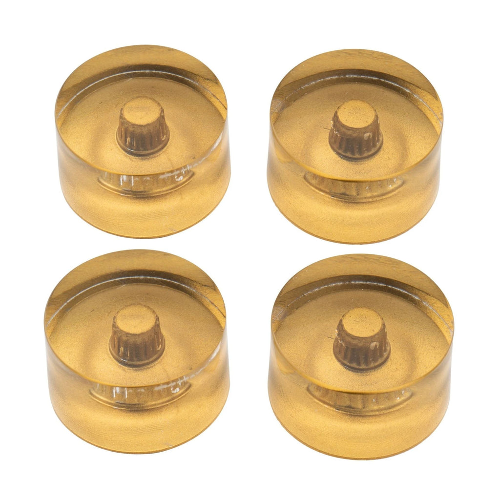 Gretsch Streamliner Knobs (Set of 4), Black, 6mm, 18 Spline Knobs from Ploutone