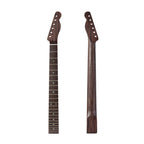 Wenge Tele-Style Guitar Neck, 22 Fret, Wenge Fretboard, 9.5" Radius (Bone Nut, Bolt-On) - Ploutone