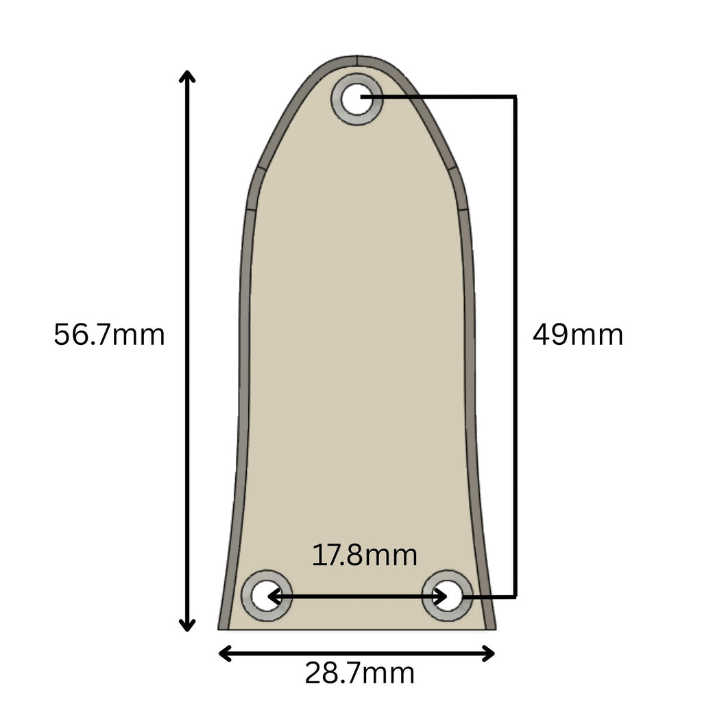 Custom Gibson SG Truss Rod Cover - Del Sol - Ploutone