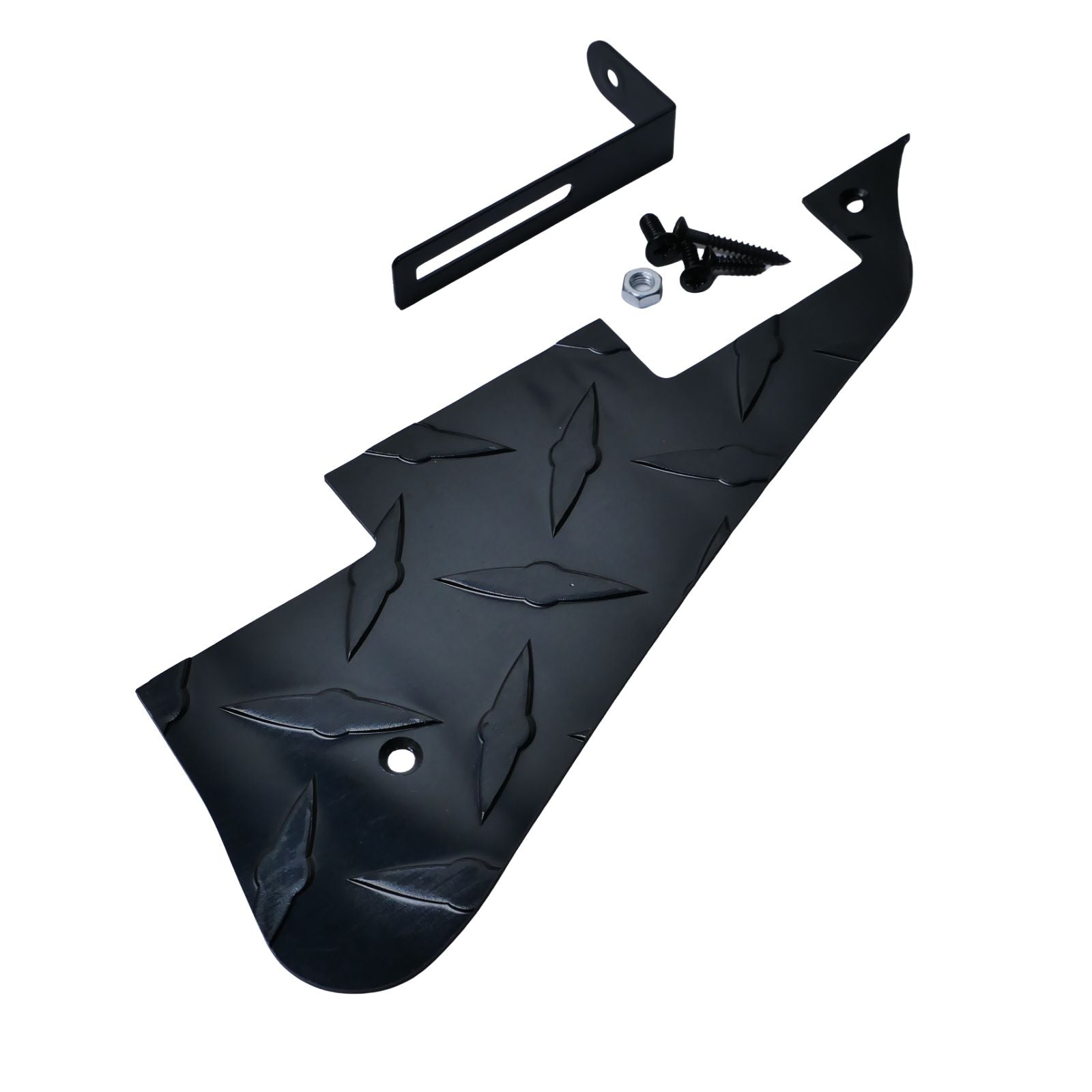 Metal Les Paul® Pickguard Diamond Plate - Black/ Chrome/ Gold guitar pickguards from Ploutone